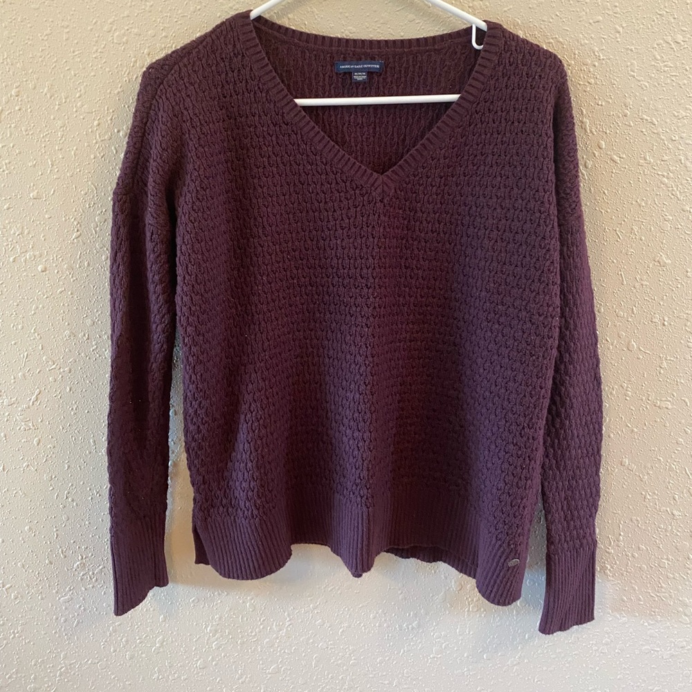 American eagle purple sweater. Size medium